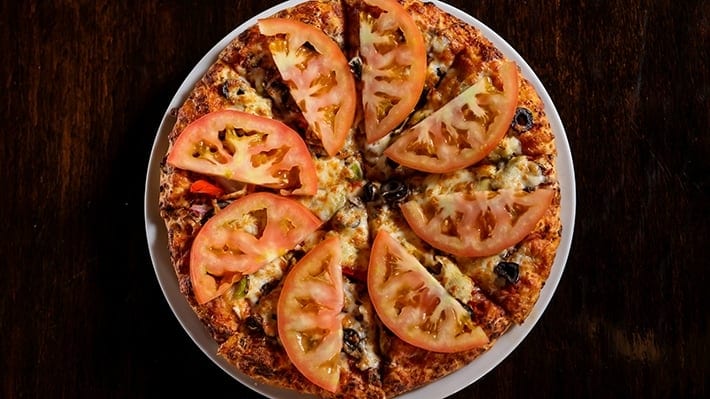 Vegetarian or Vegan Pizza.