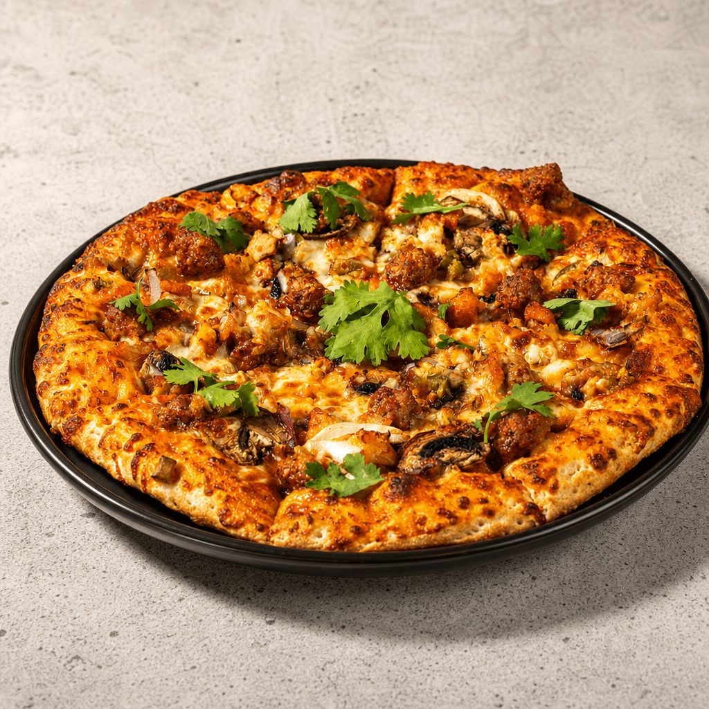 Curry Tikka Slice Pizza.